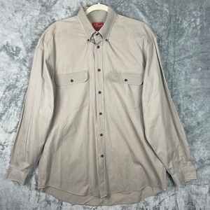 RM Williams Shirt Mens XL Relaxed Fit Button Up Bush Outfitters Workwear Casual